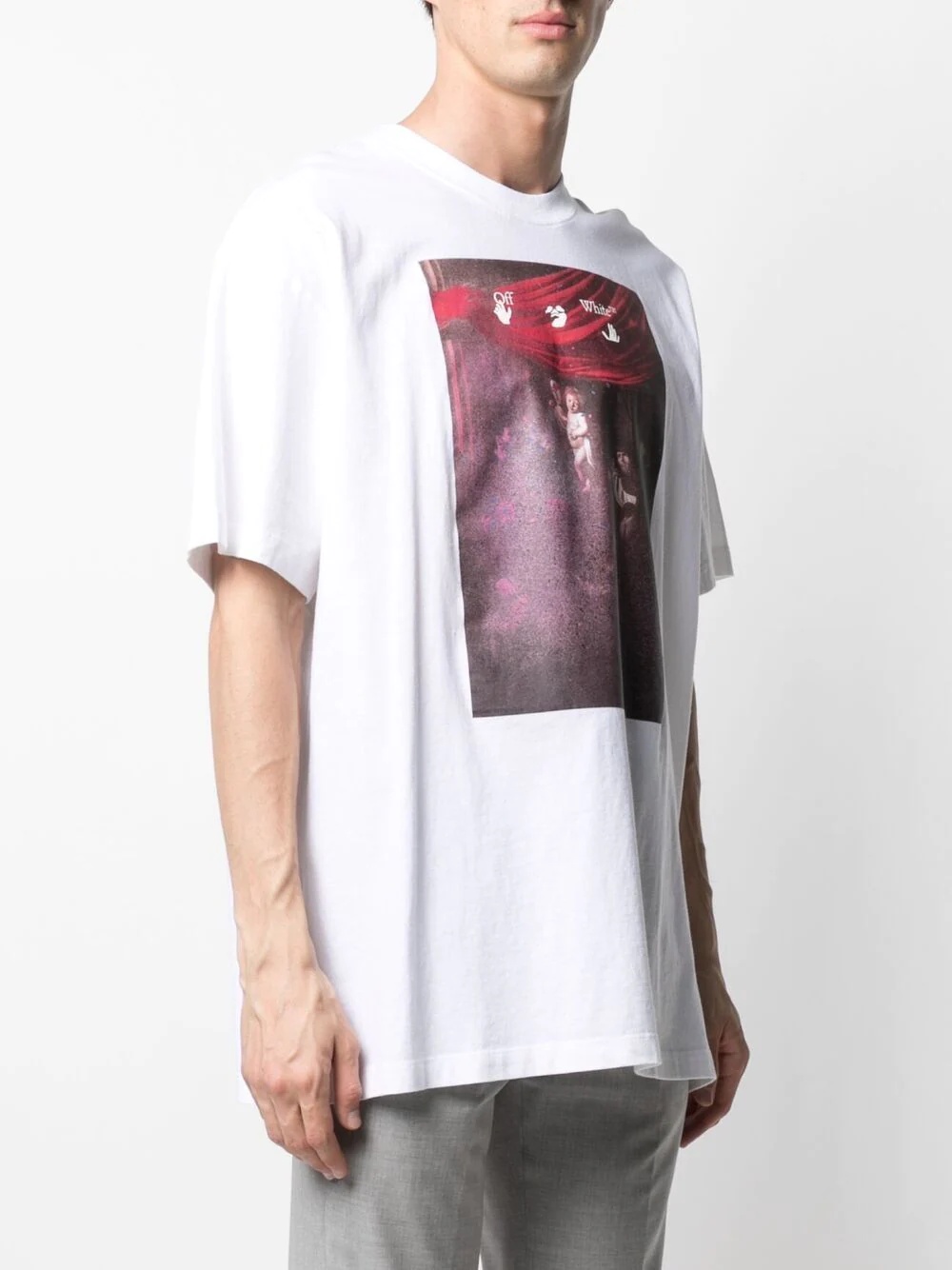 Caravaggio-print Arrow T-shirt - 3