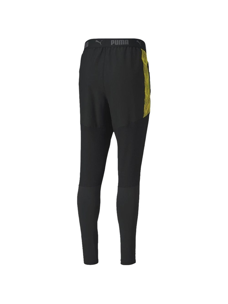 PUMA yellow-detail track pants outlook