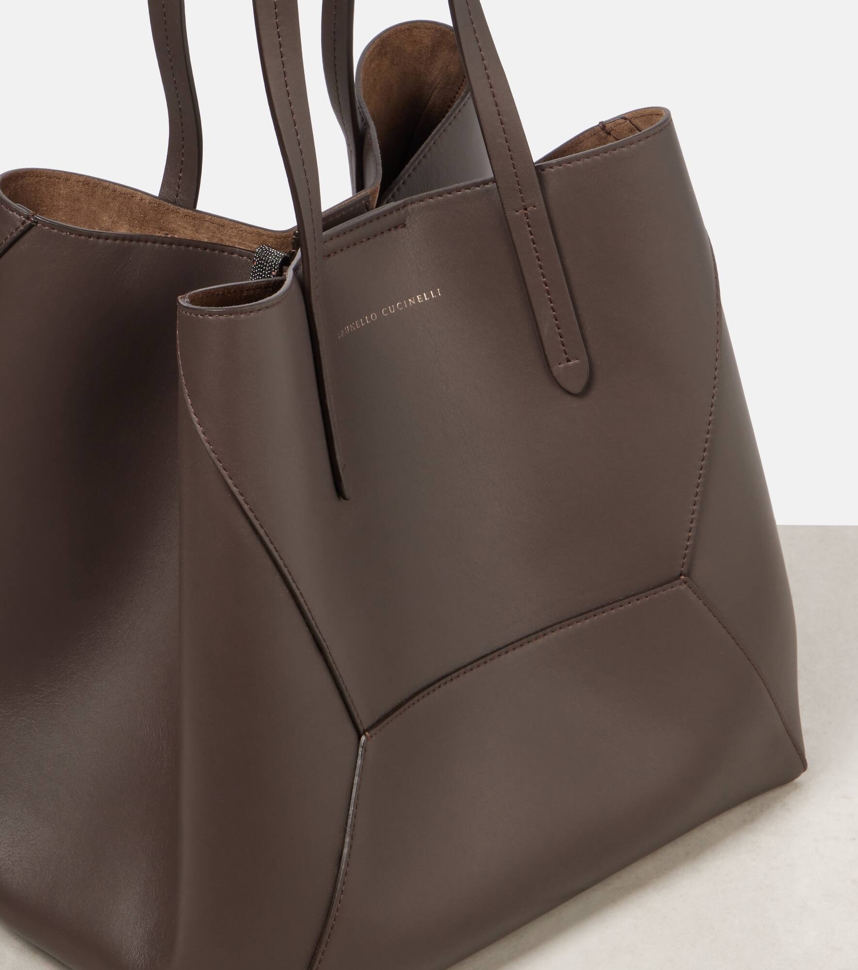 BC Duo leather tote bag - 6