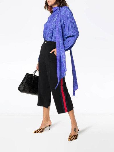 GUCCI high-waisted Web culottes outlook