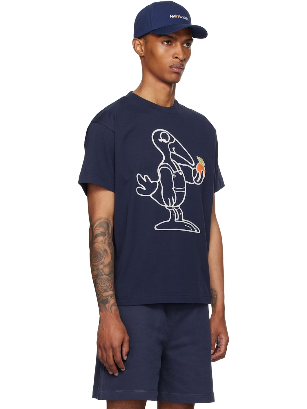 Moncler x Gilga Farm Navy Short Sleeve T-shirt - 2
