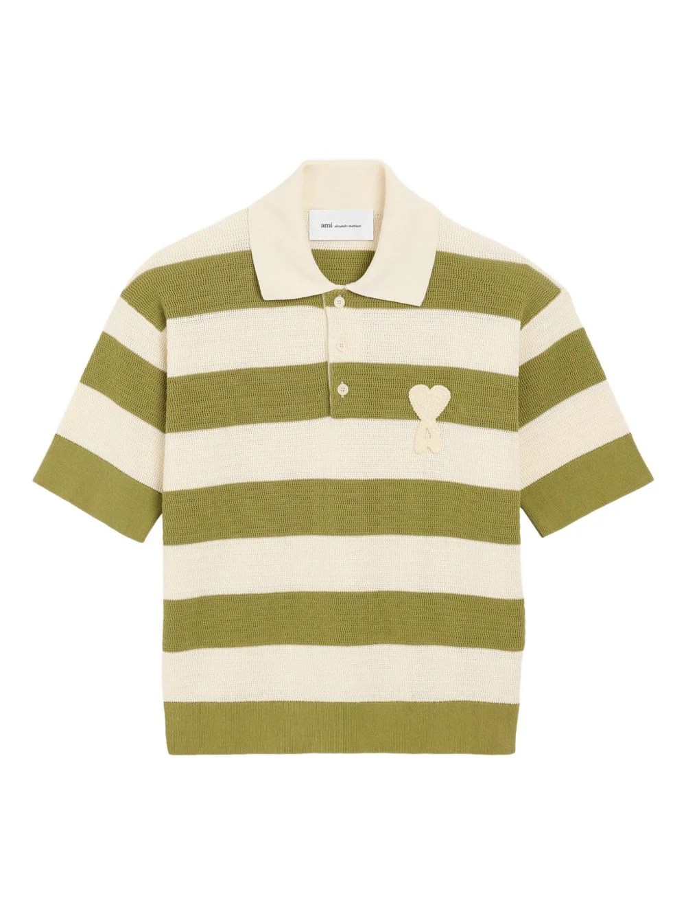 Ami De Coeur striped polo top - 1