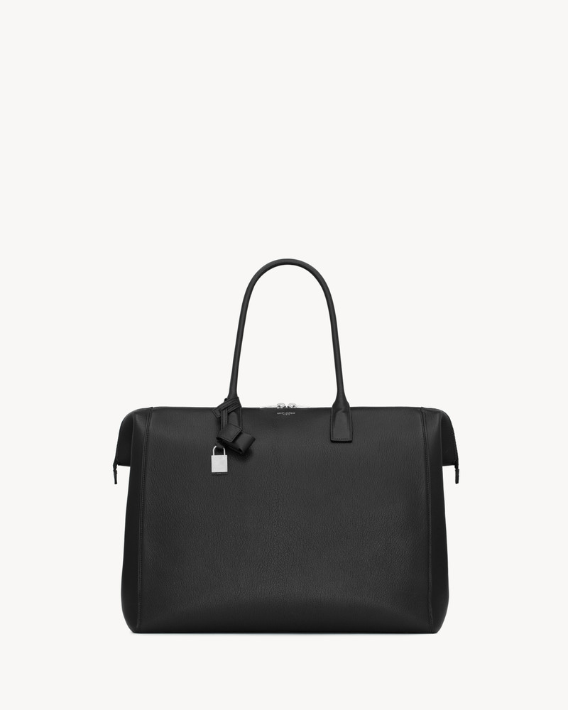 SAINT LAURENT NORTH/SOUTH DOCTOR BAG IN GRAINED LEATHER 1