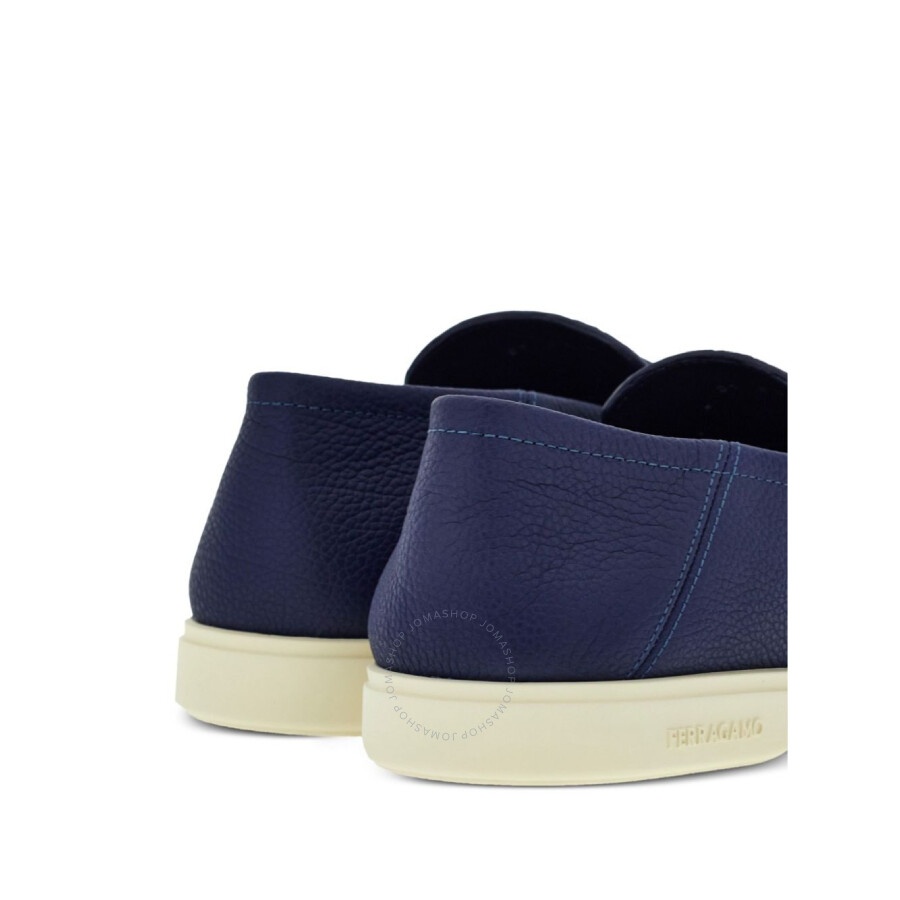 Ferragamo Gancini Plaque Leather Loafers - 4
