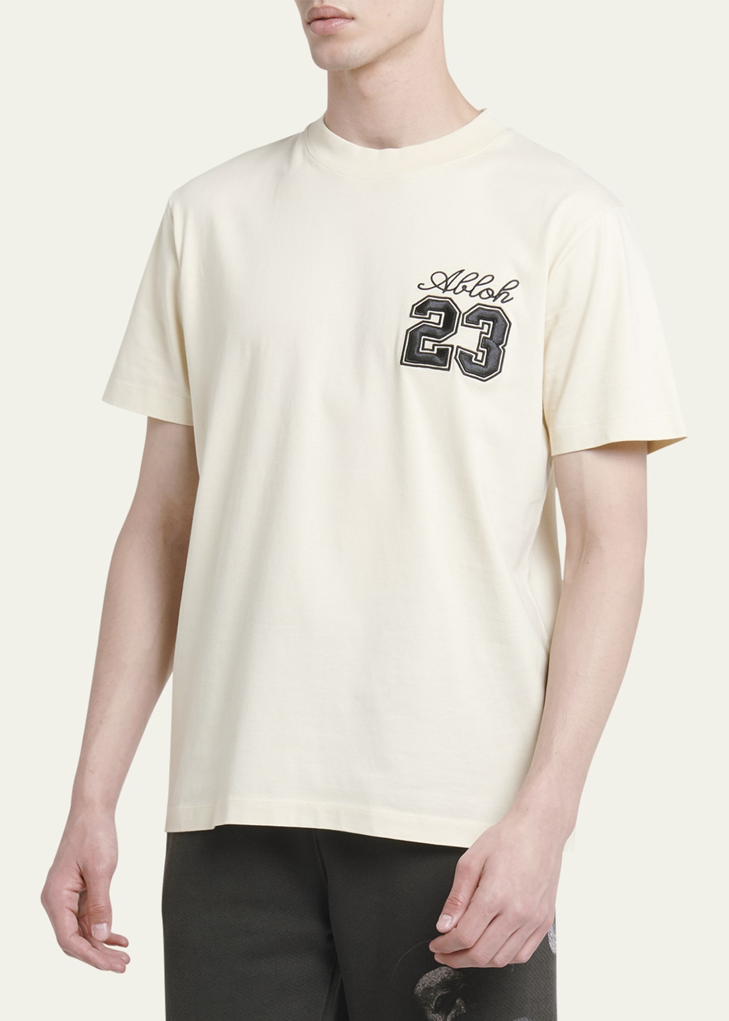 Men's Abloh Embroidered T-Shirt - 4