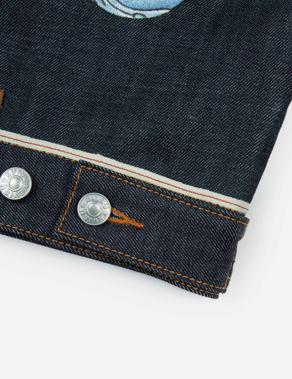 PANDA DAICOCK EMBROIDERY REGULAR FIT DENIM JACKET - 11
