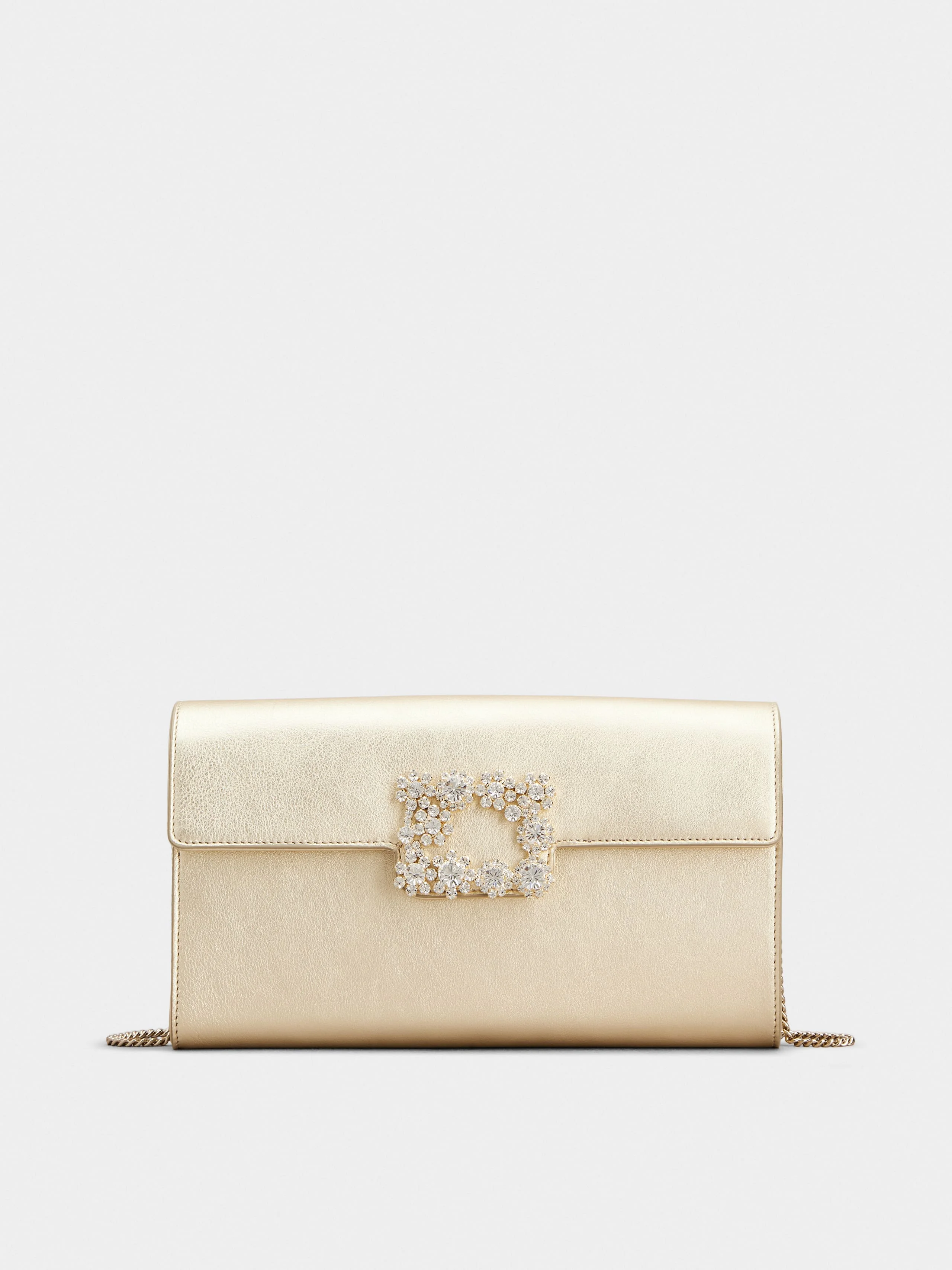 Efflorescence Clutch in leather - 1