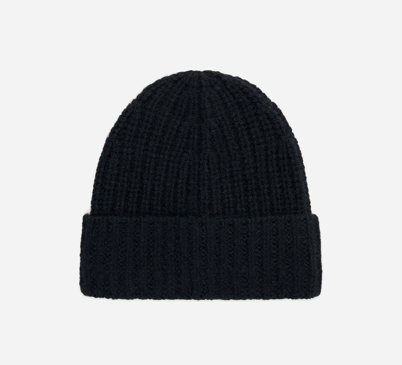 Alpaca Watch Cap - Black 1
