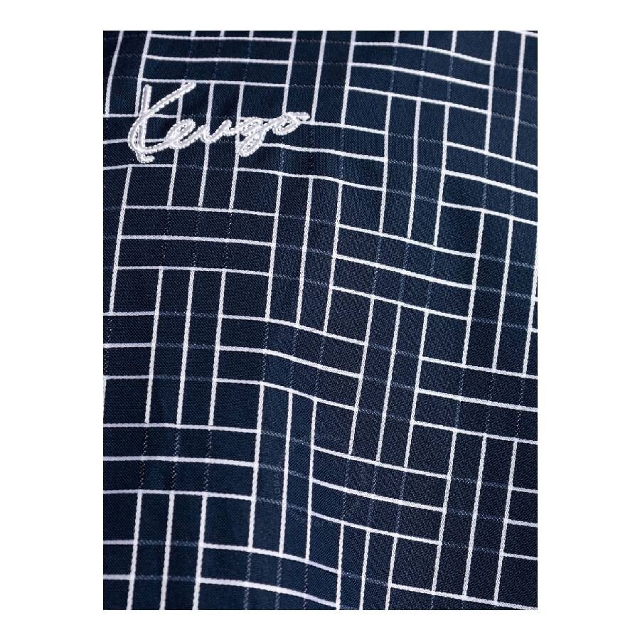Kenzo Embroidered Logo Check Pattern Shirt - 7