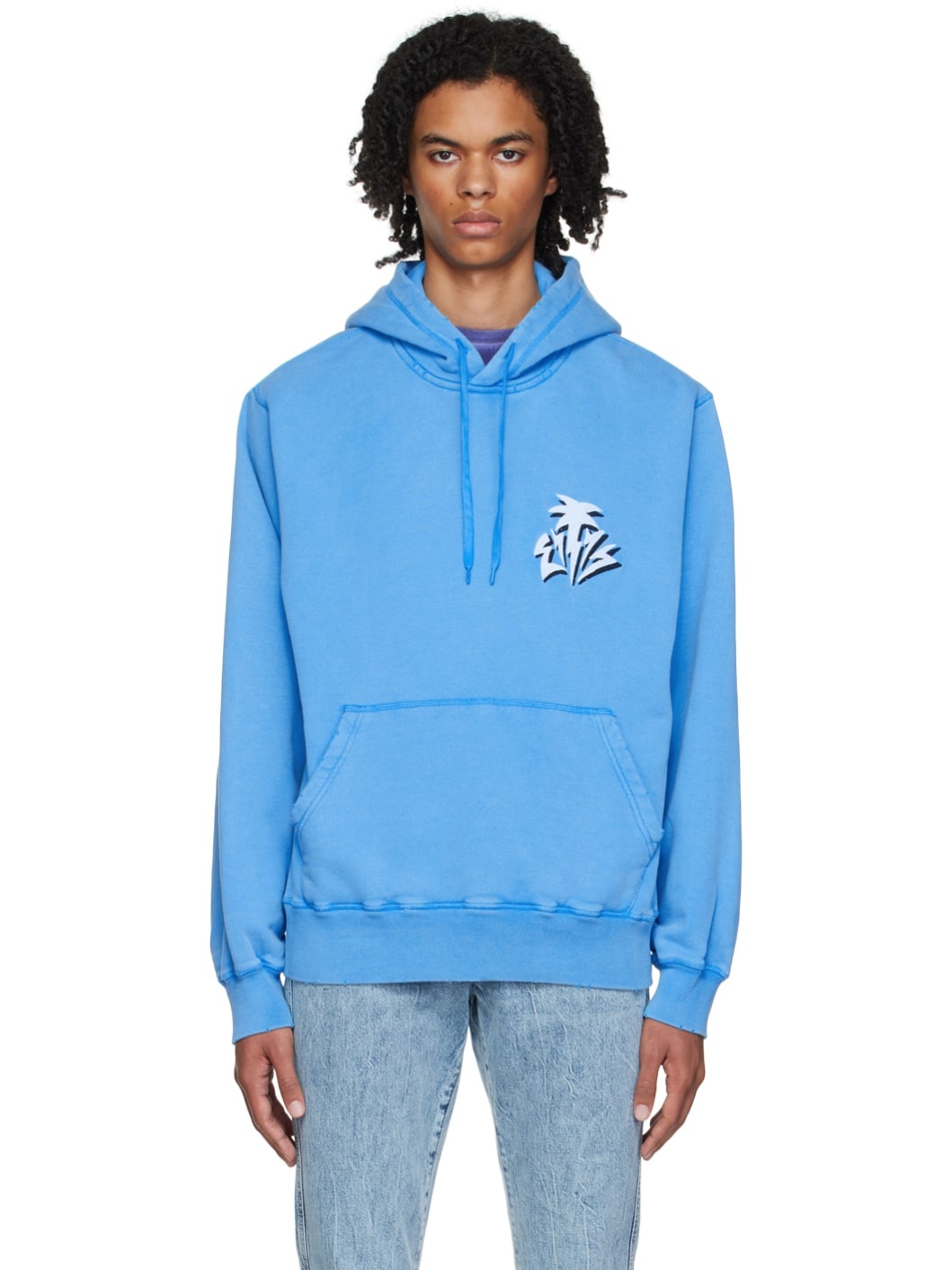 SSENSE Exclusive Blue Lewis Hoodie - 1
