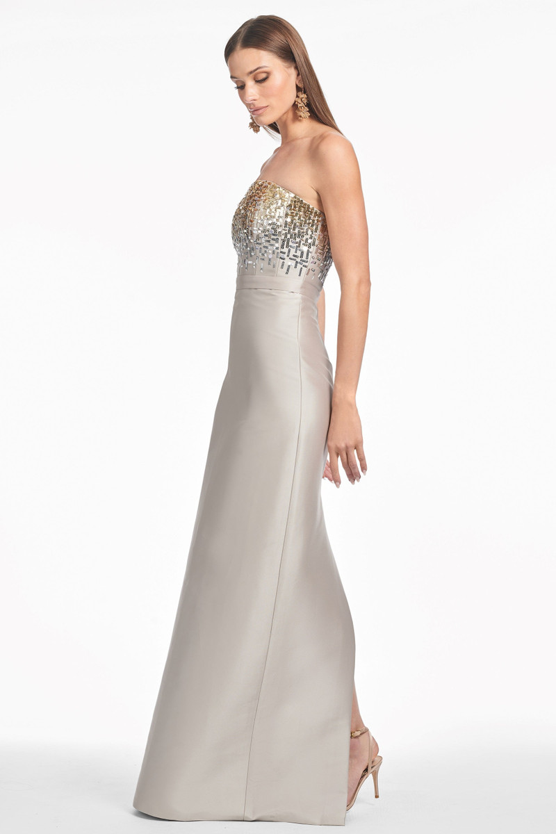 PHAEDRA GOWN - PEWTER 1