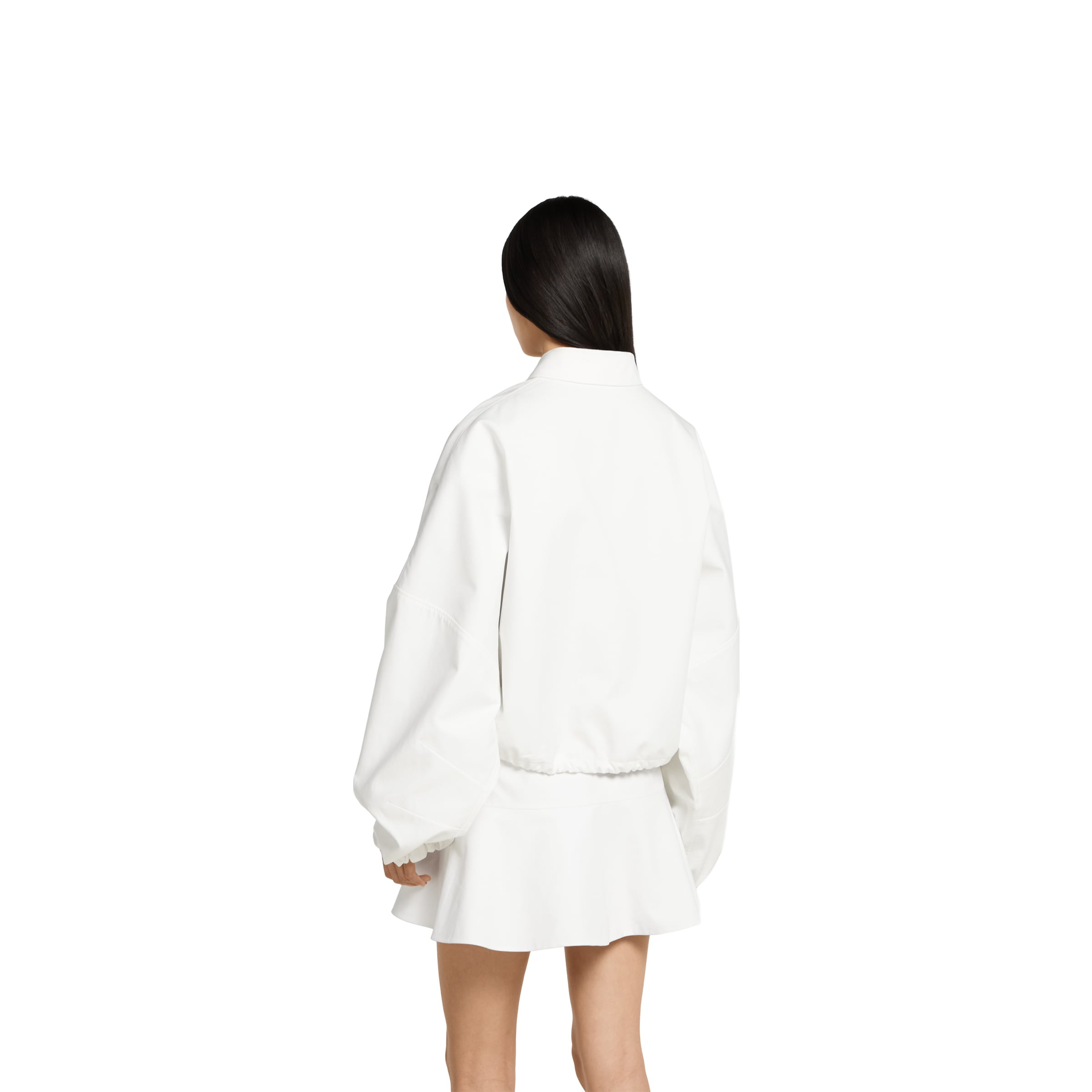 Cotton canvas jacket with patch - 4