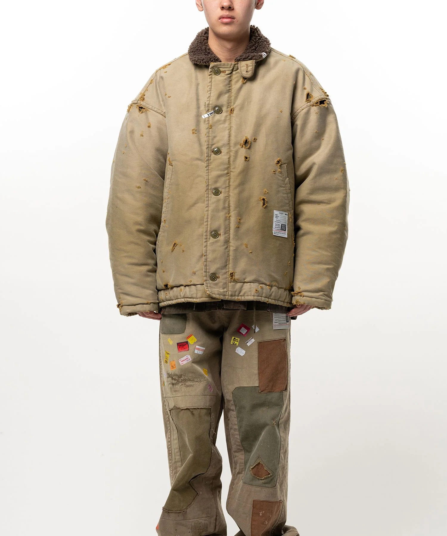 Sun Faded Like Military Jacket - 1