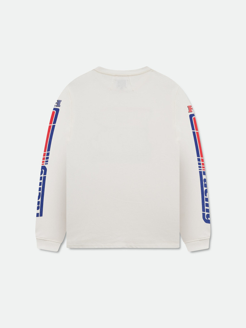 Rhude SPLIT PETROL LOGO LS TEE outlook
