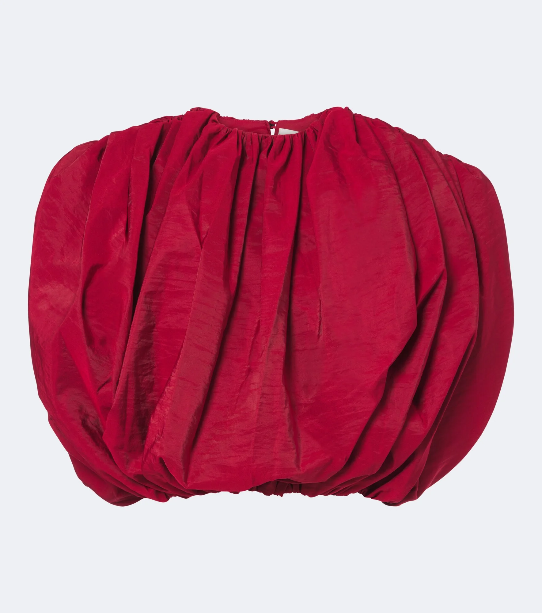 Silk-blend taffeta crop top - 1