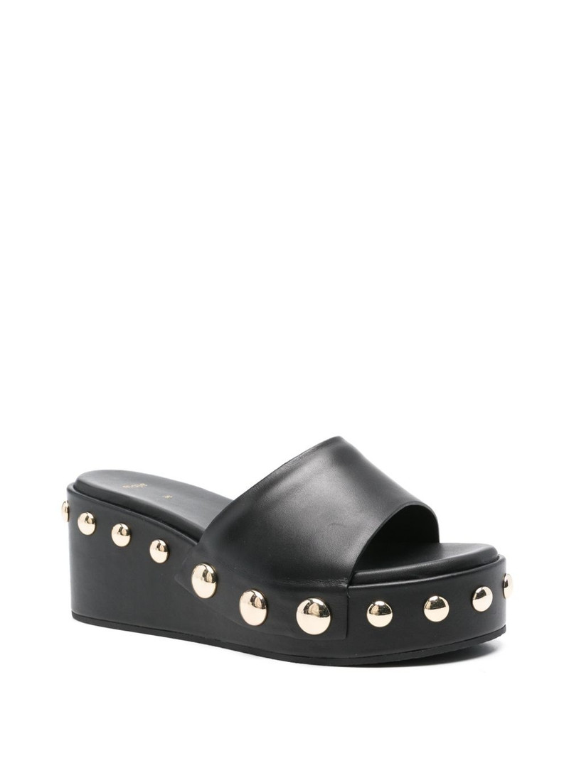 maje 65mm stud-detailed mules outlook