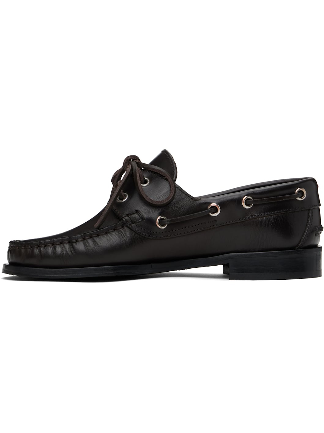 Brown Harris Calfskin Loafers - 3