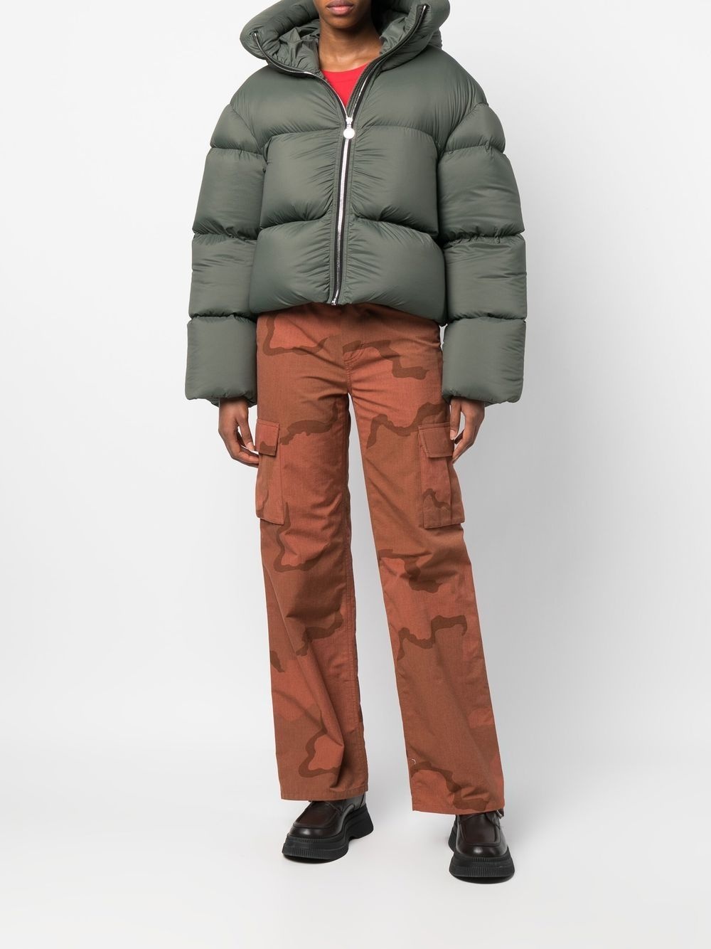 Kenny cropped padded jacket - 2
