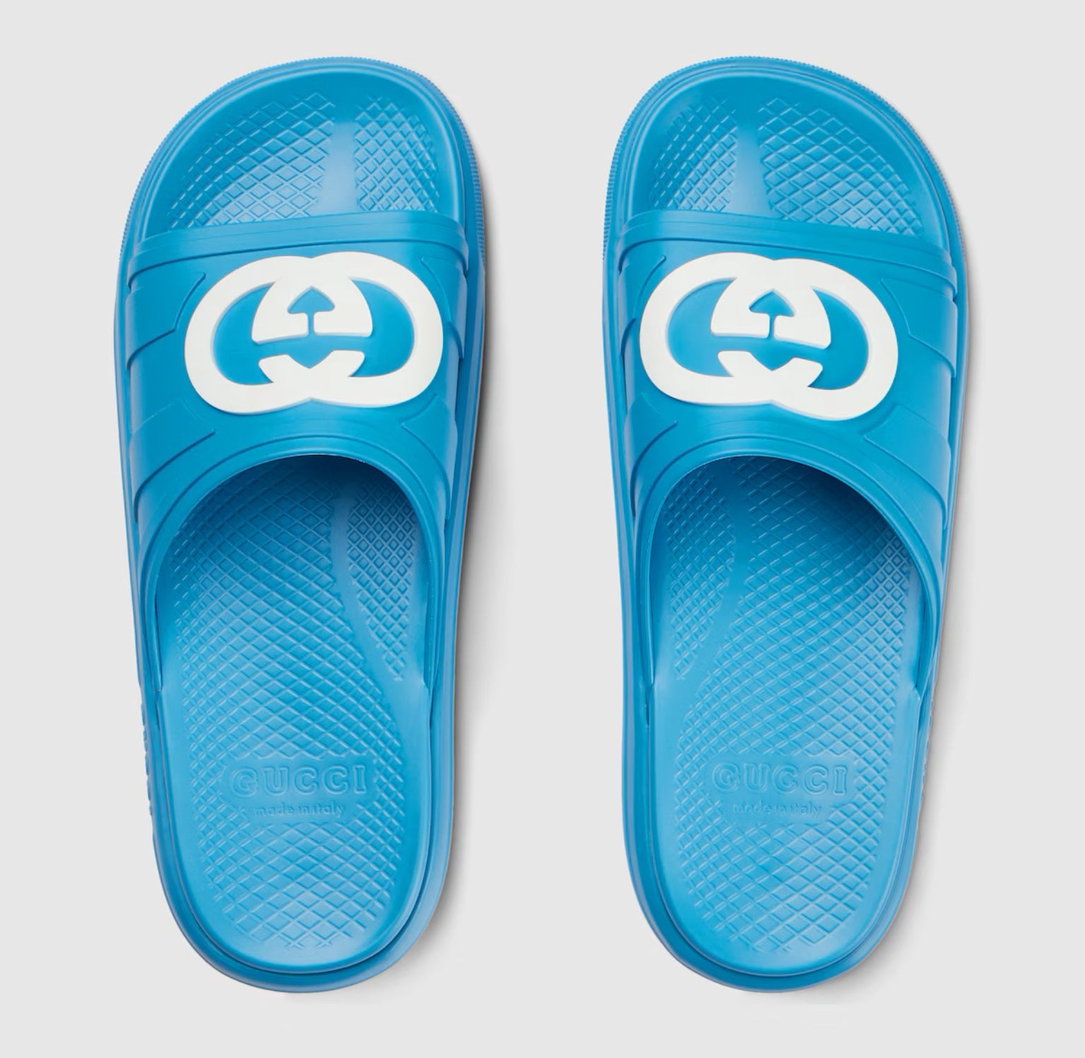 Gucci Interlocking G Slide Sandals - 2