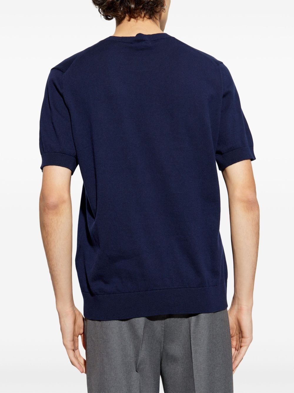 Pegaso-embroidered T-shirt - 4