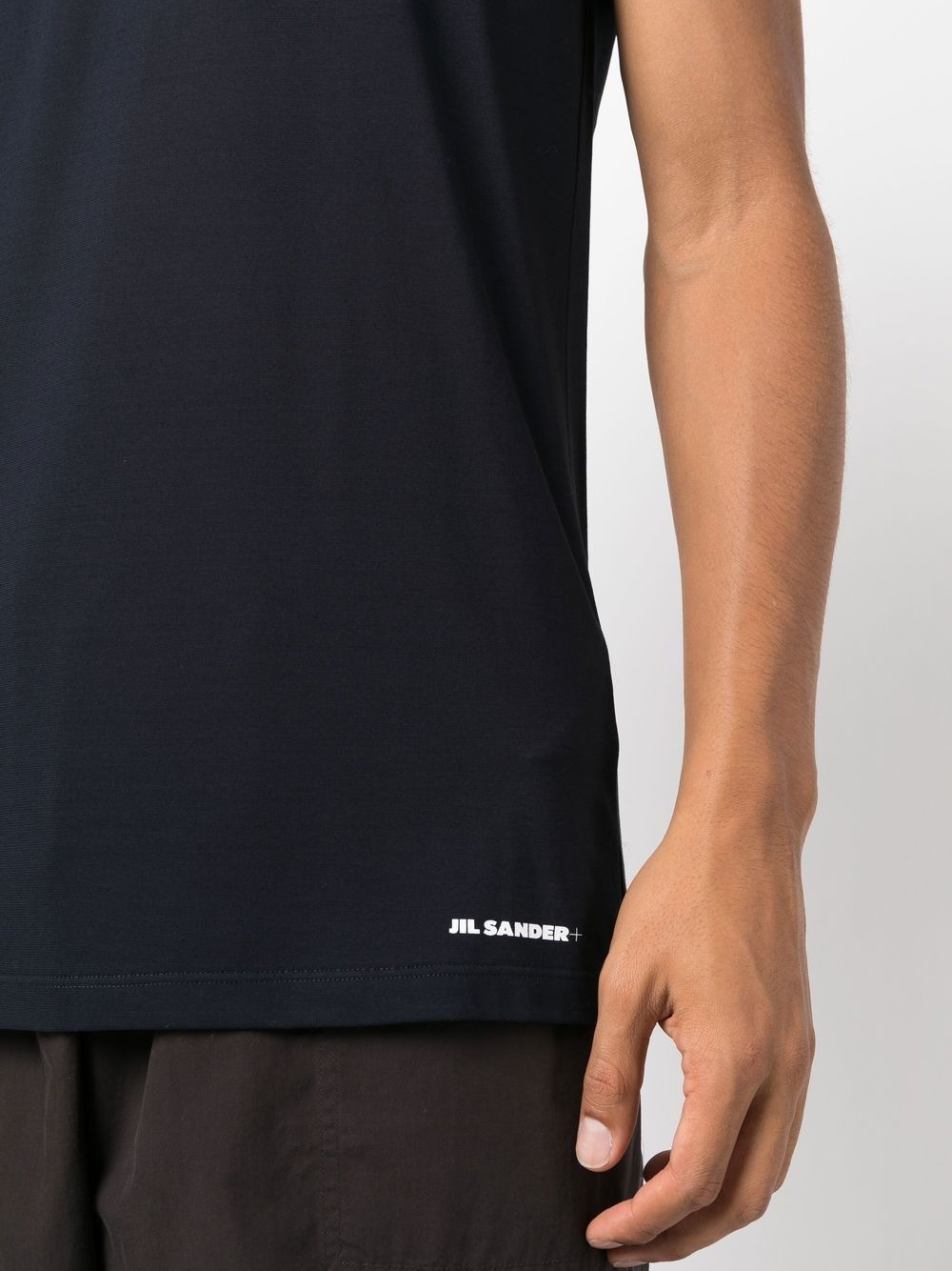 crew-neck fitted T-shirt - 5