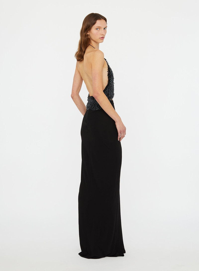 Tiered Thorn Beaded Disconnect Dress 3