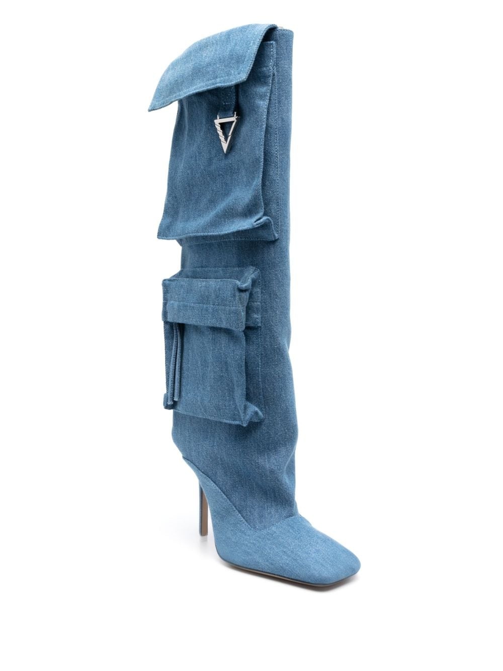 Sienna 105mm denim boots - 2