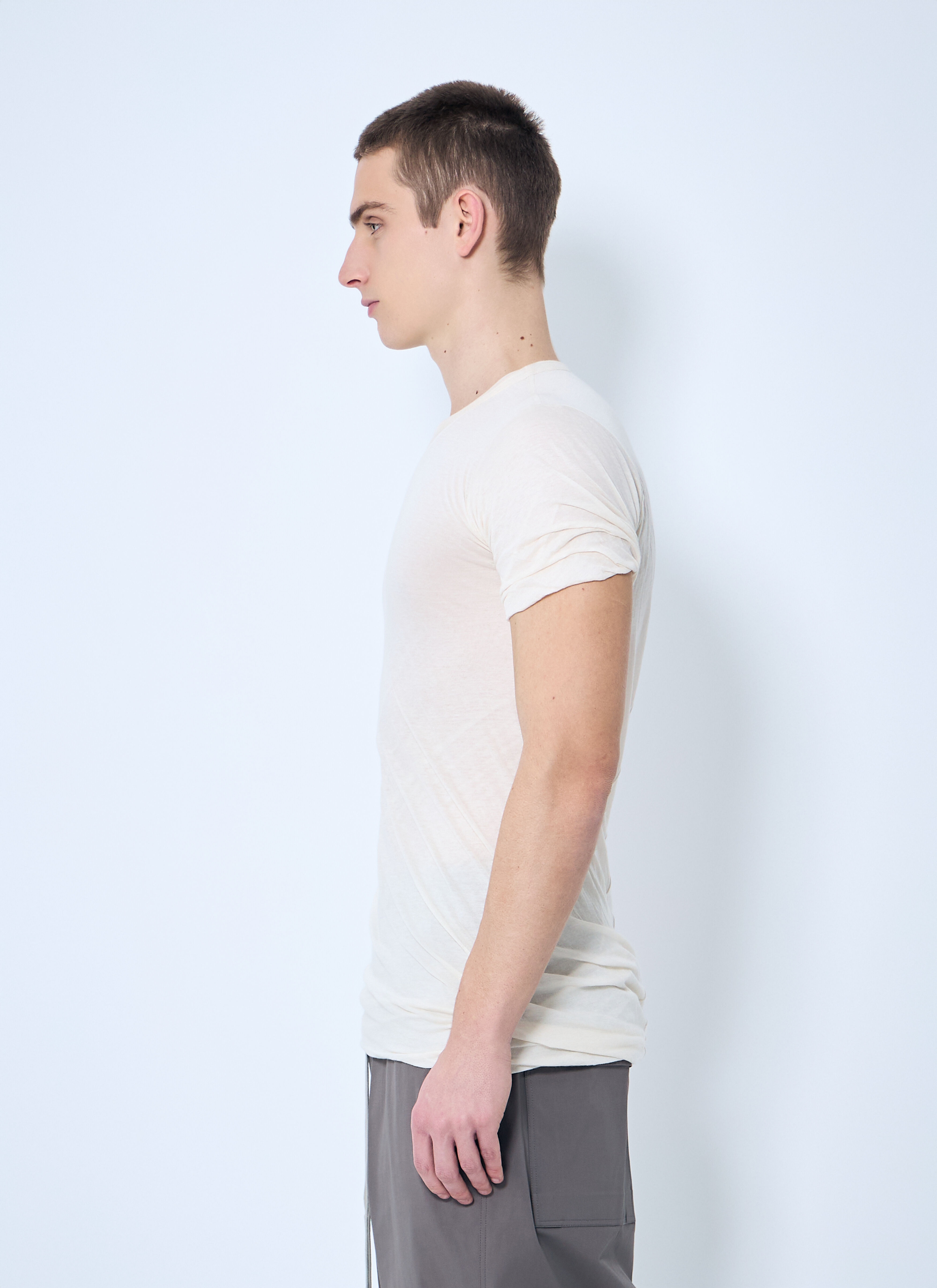 Layered Short Sleeve T-Shirt - 5