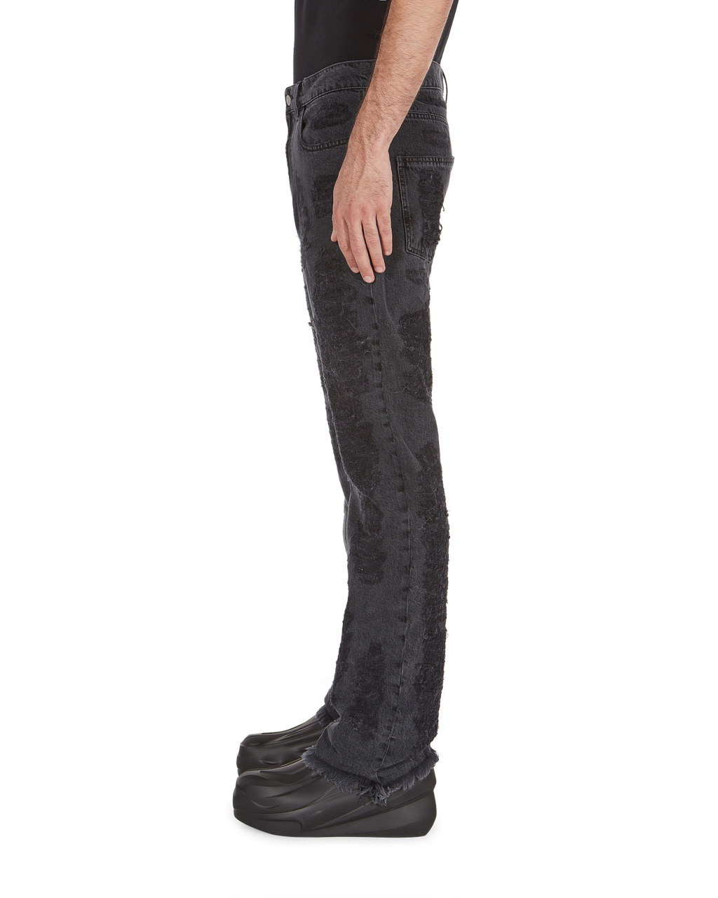 DESTROYED EMBROIDERY JEAN - 16