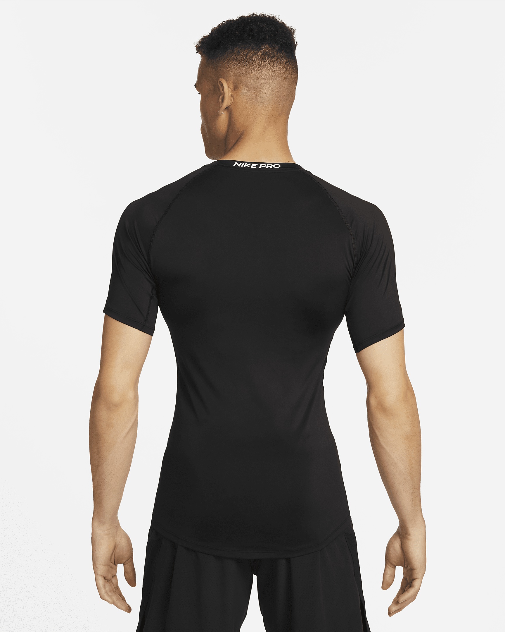 Nike Pro Men's Dri-FIT Tight Short-Sleeve Fitness Top - 2