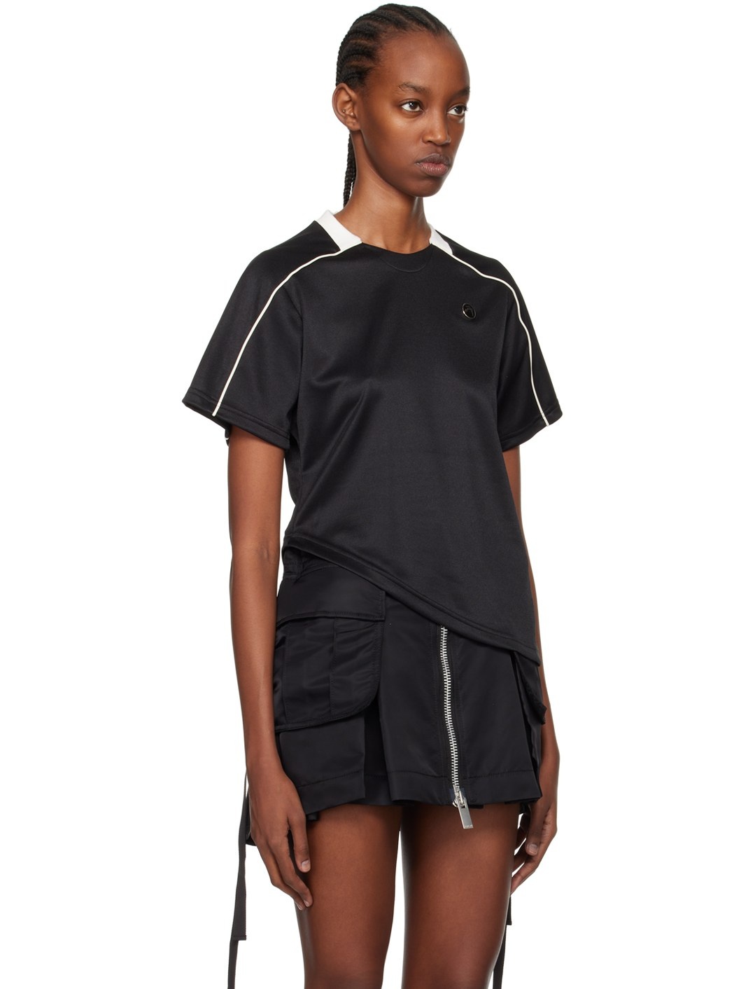 Black Football T-Shirt - 2
