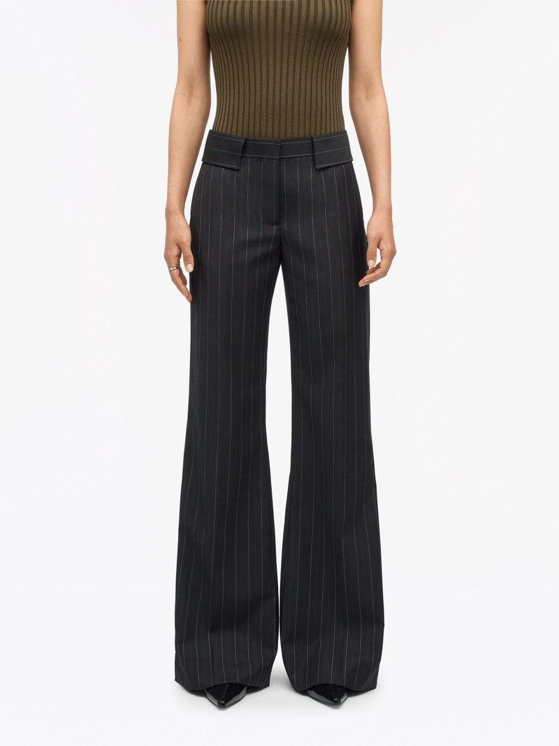 Juli Pinstripe Bootcut Trousers 3
