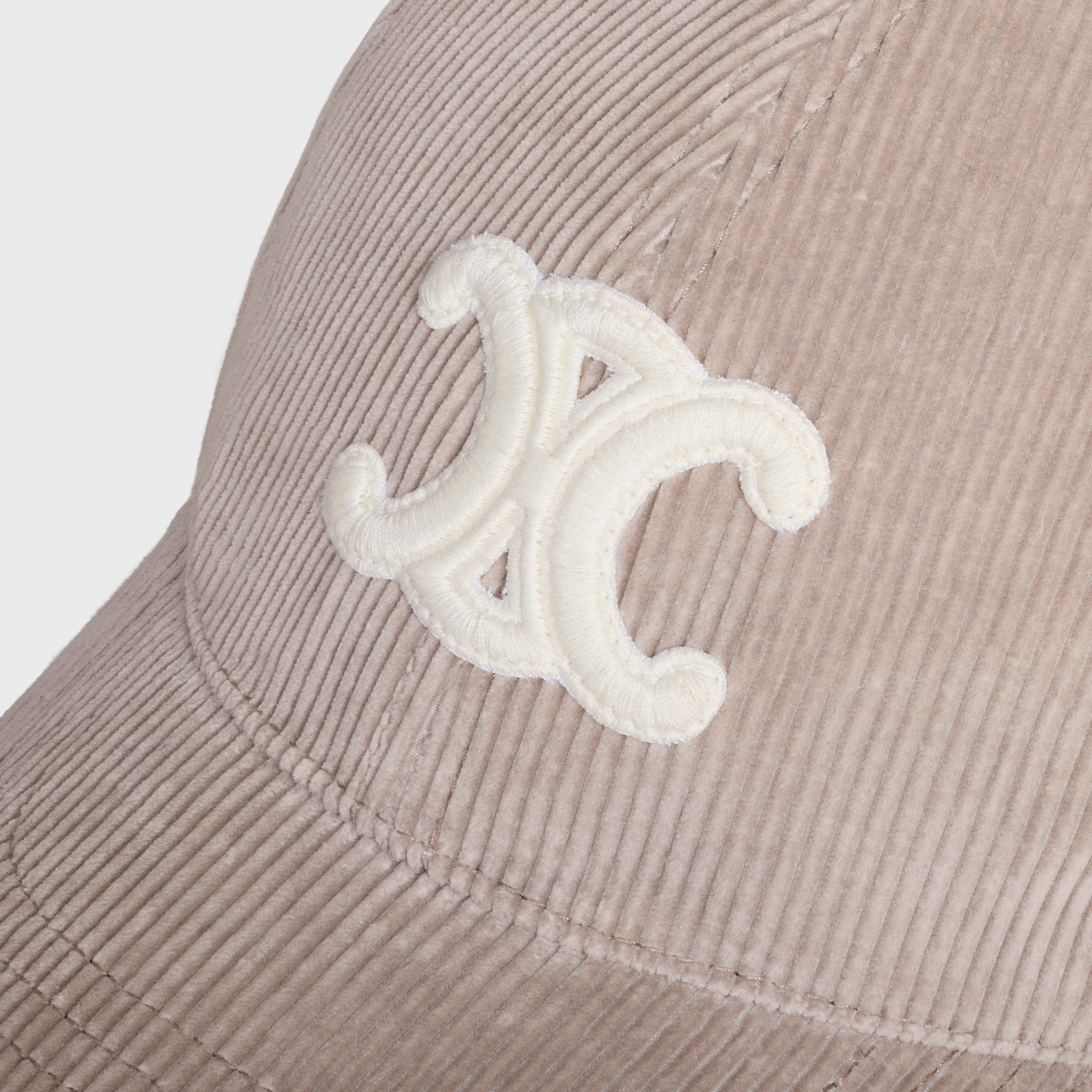 triomphe baseball cap in corduroy - 5