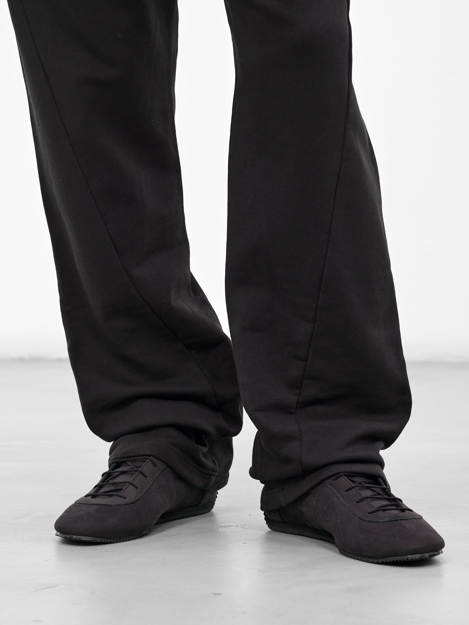 Black Cotton Sweatpants - 5