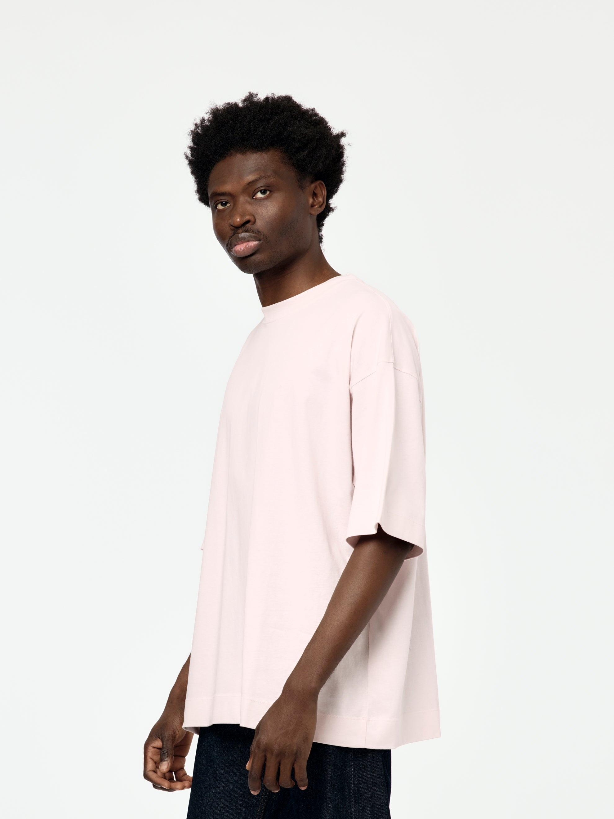 HEN S/S T-SHIRT (PALE PINK) - 2