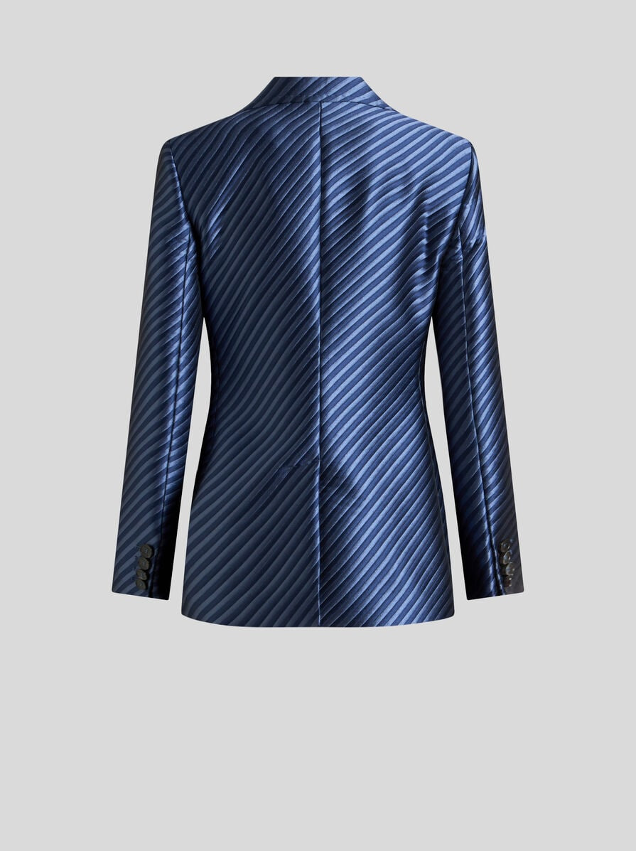 DIAGONAL JACQUARD JACKET - 3