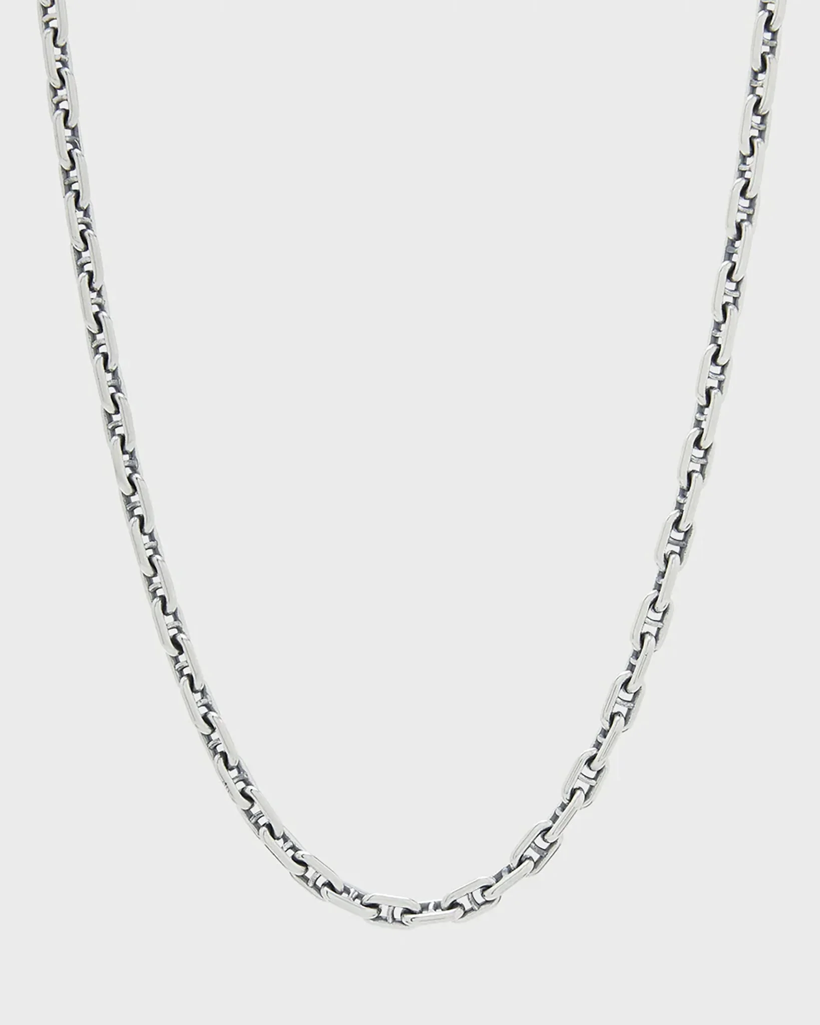 GOOD ART HLYWD MODEL 22 NECKLACE LINK SIZE 3A AT 24'' - STERLING SILVER - 1