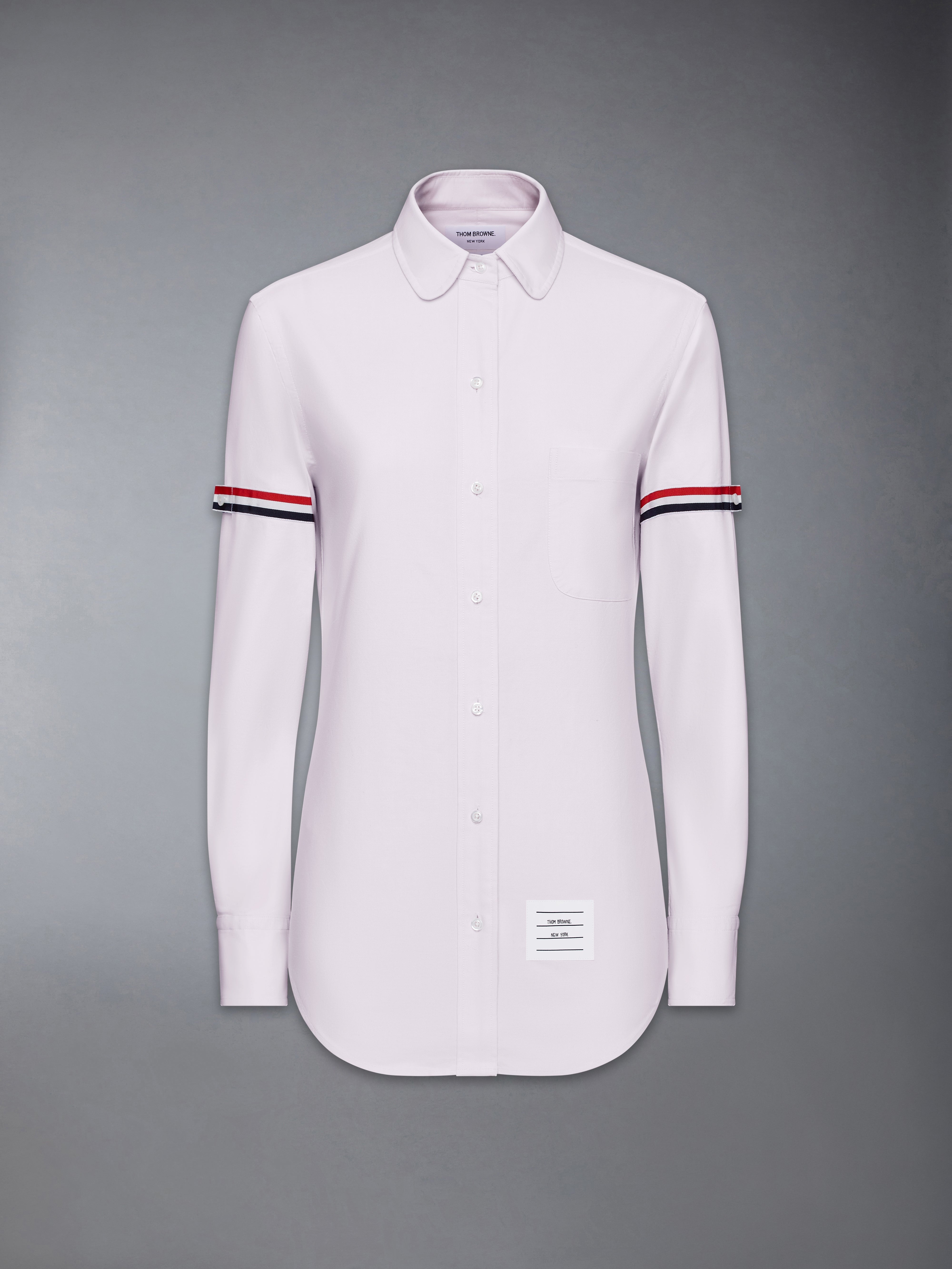 OXFORD ARMBAND CLASSIC ROUND COLLAR SHIRT - 8
