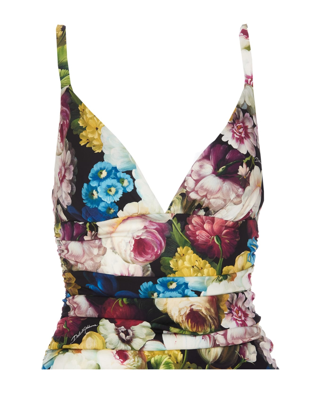 Floral Printed Slip Dress - 4