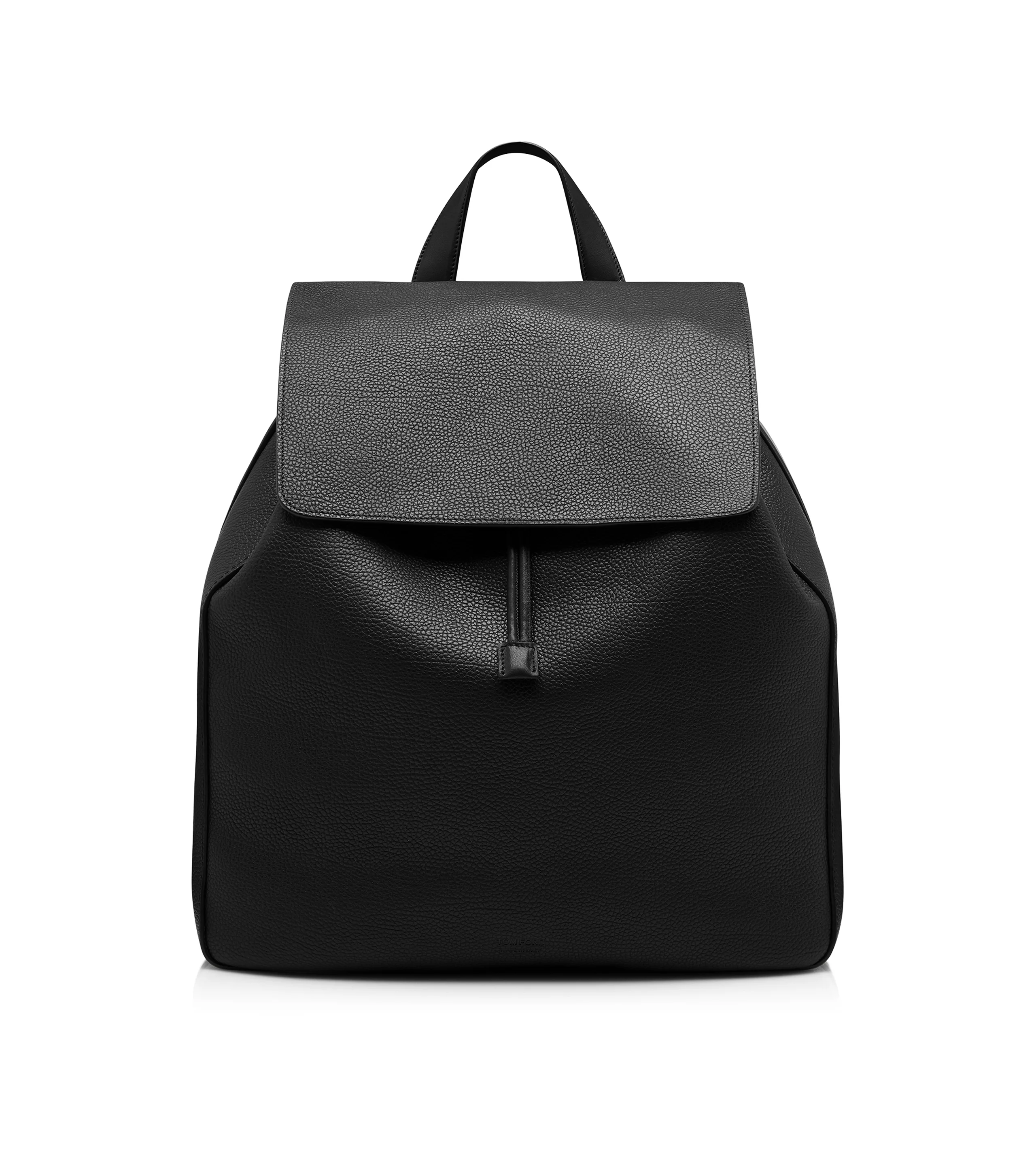 GRAIN LEATHER T-LINE FLAP BACKPACK - 1