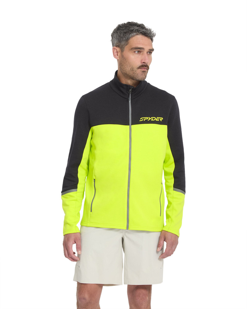Men's Speed Fleece Jacket - Lime - 1