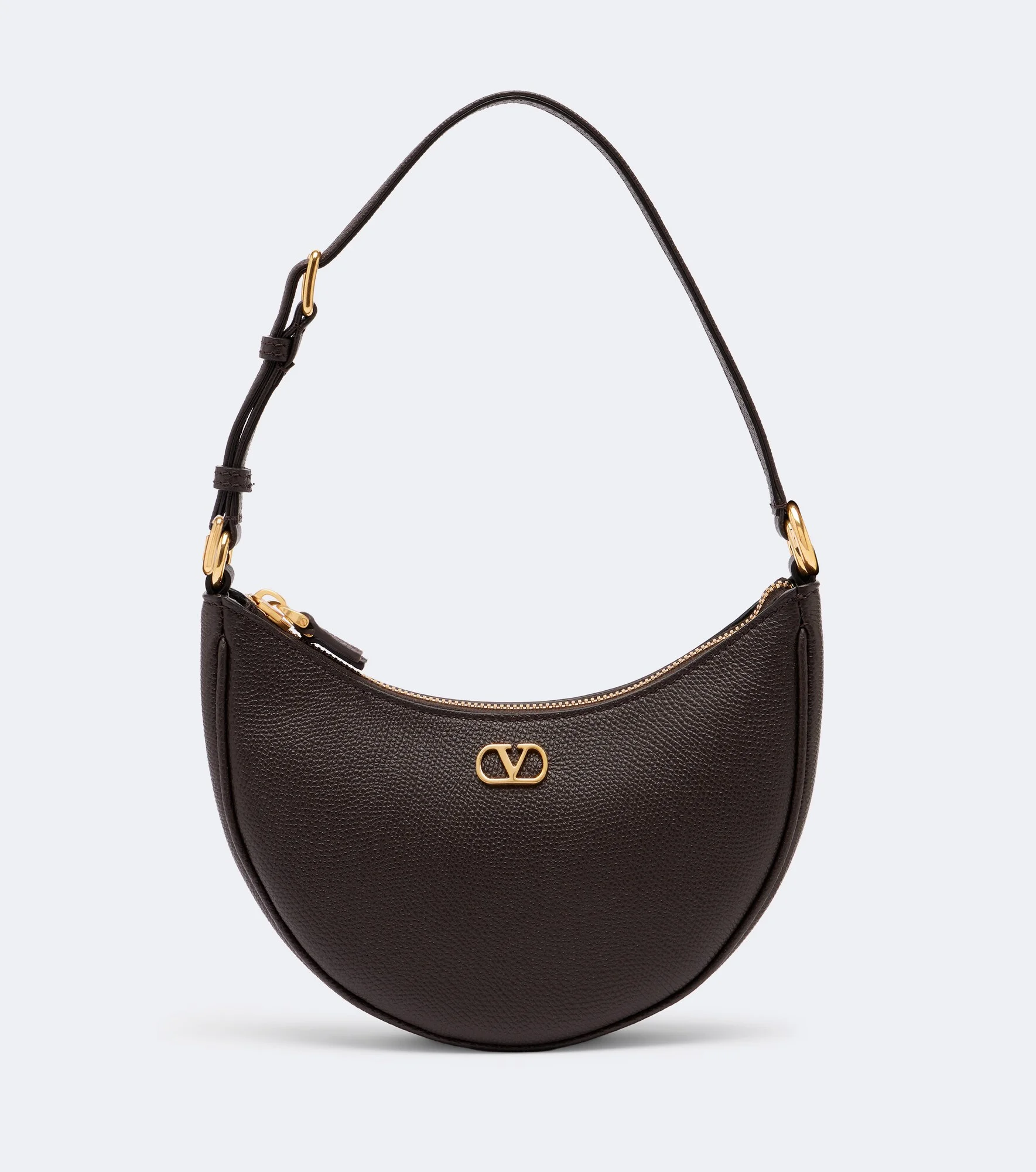 VLogo Mini leather shoulder bag - 1