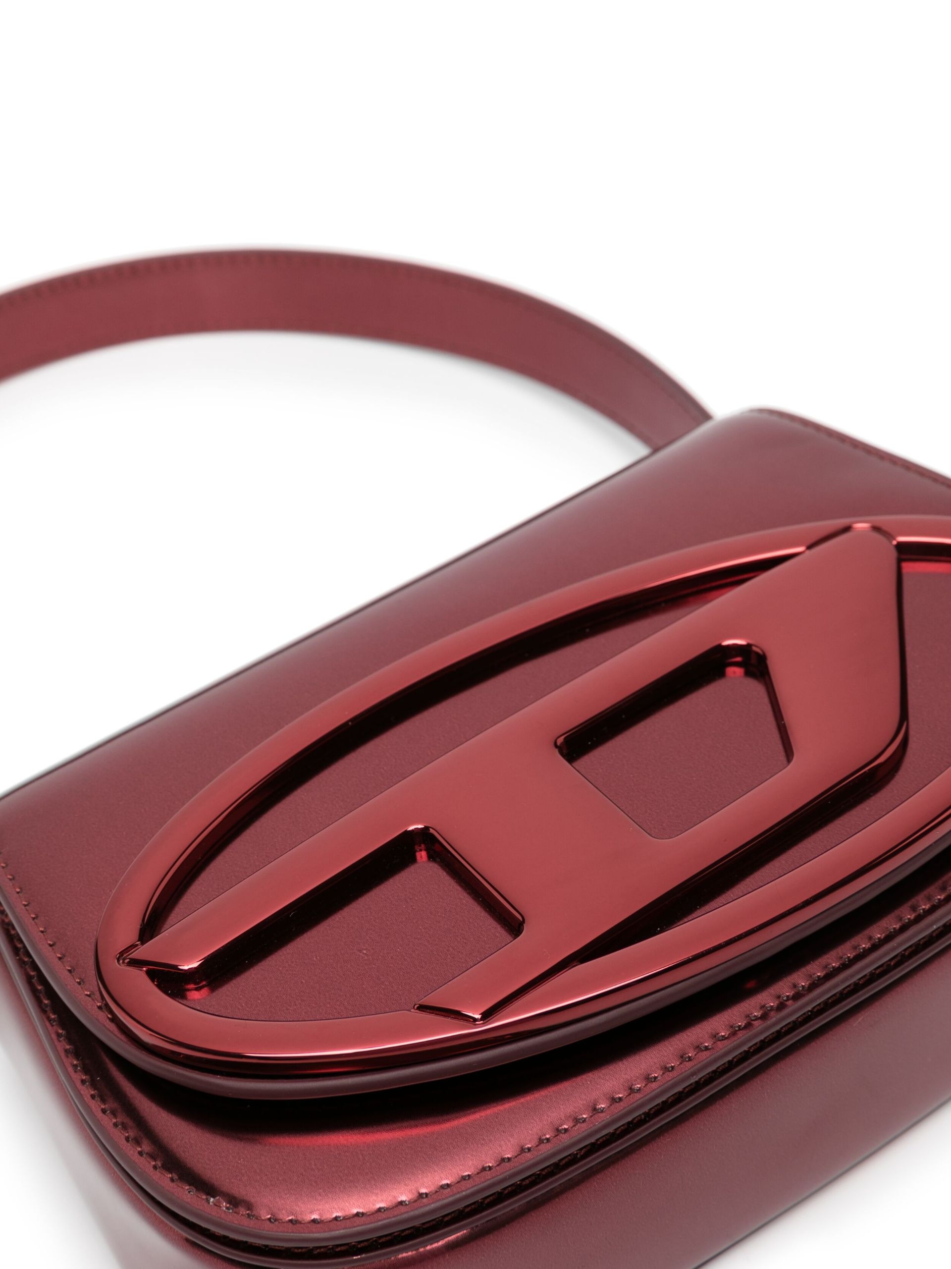 Red 1DR Metallic Shoulder Bag - 4