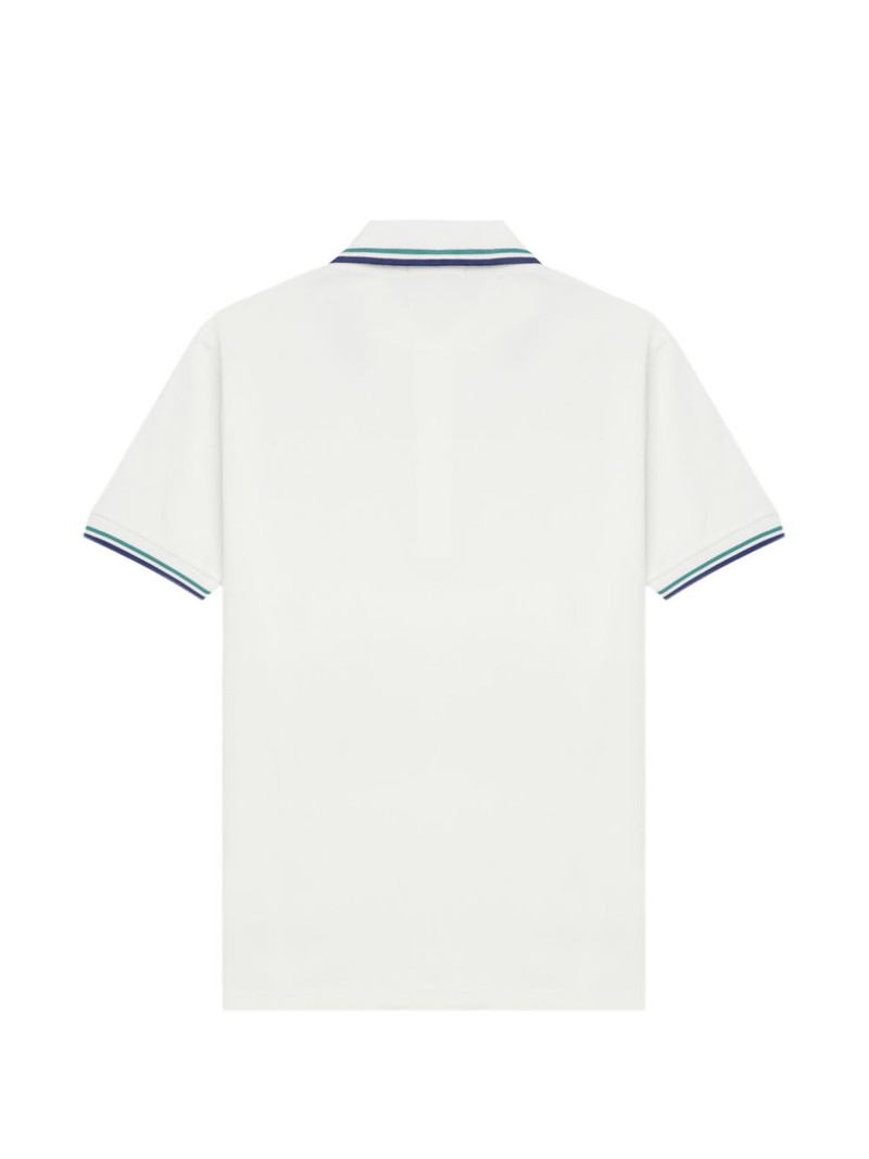tipped short-sleeve polo shirt 6