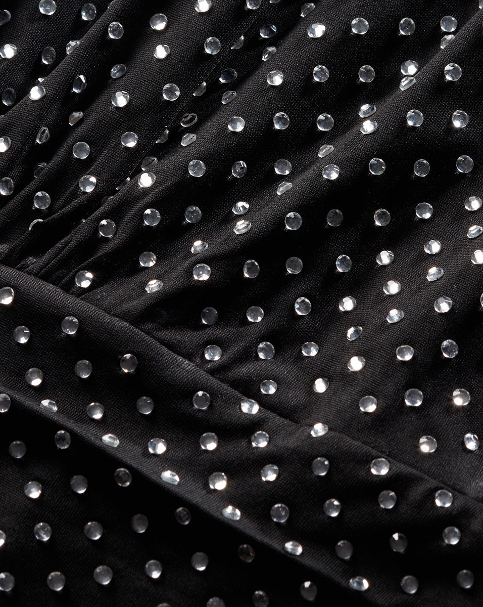 JESSEL CRYSTAL-EMBELLISHED DRESS - 4