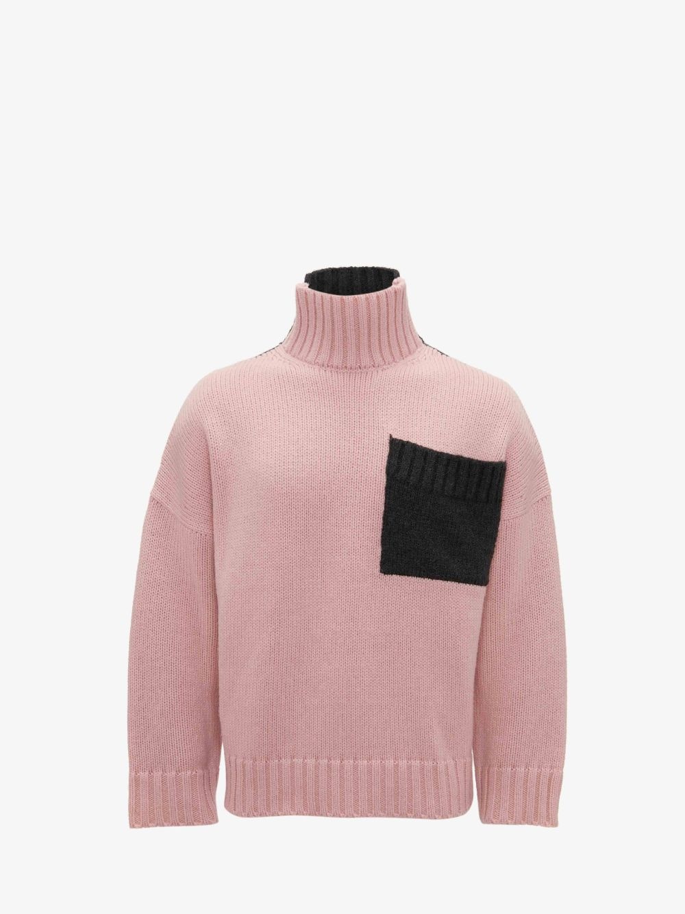 PATCH POCKET TURTLENECK JUMPER - 1