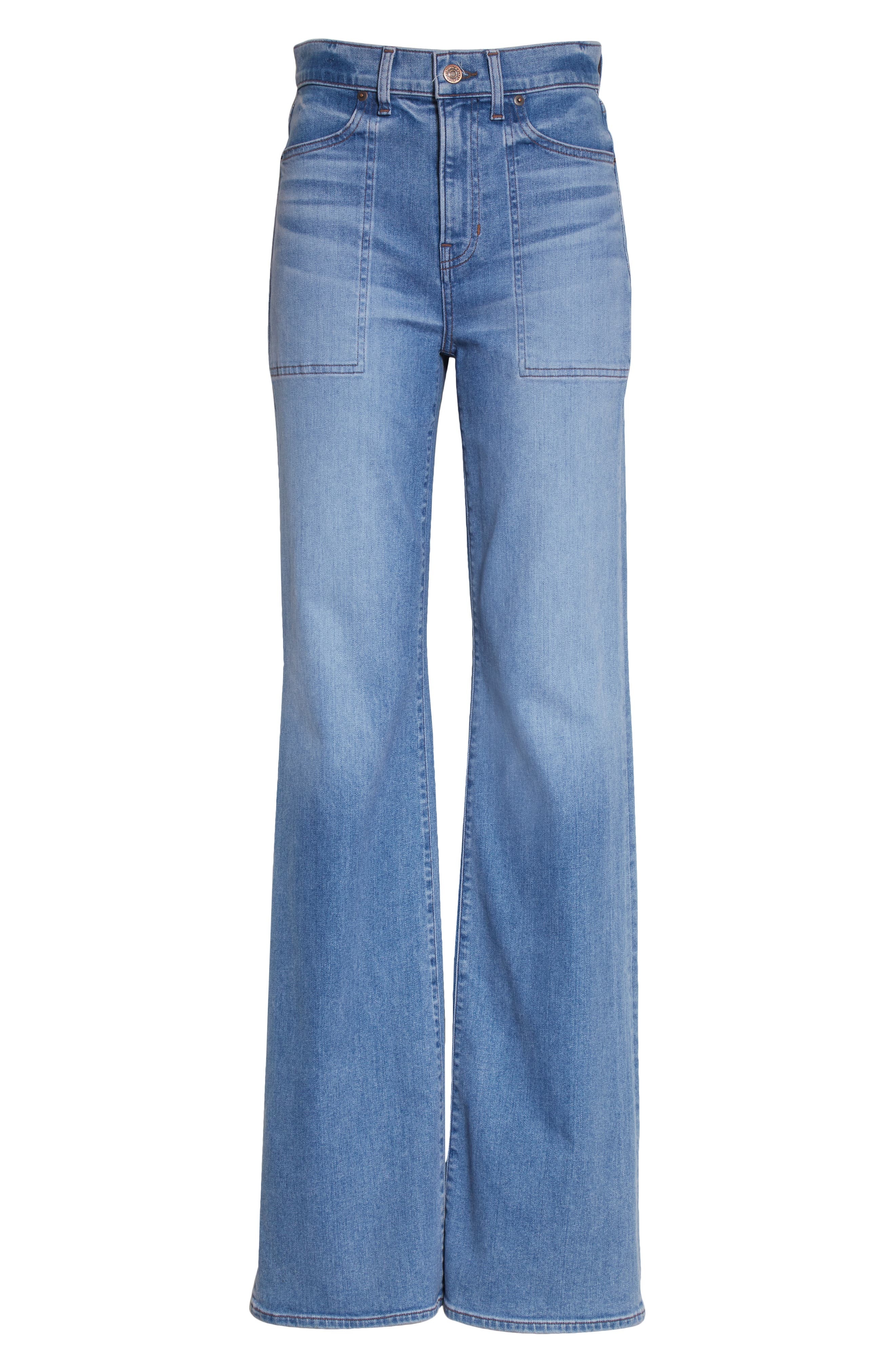 Veronica Beard Crosbie Wide Leg Jeans in Amethyst at Nordstrom - 5