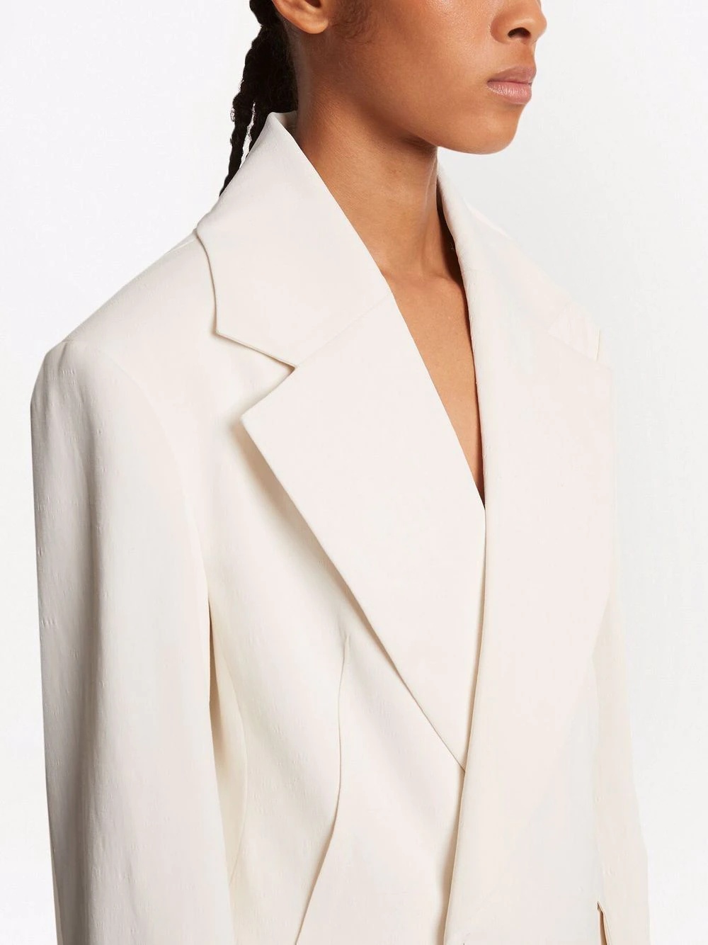 midweight linen blazer - 4