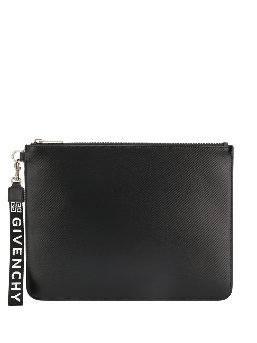 logo strap clutch - 1