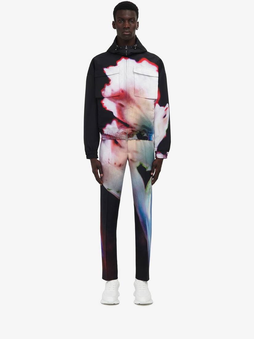 Men's Solarised Flower Windbreaker in Multicolor - 2